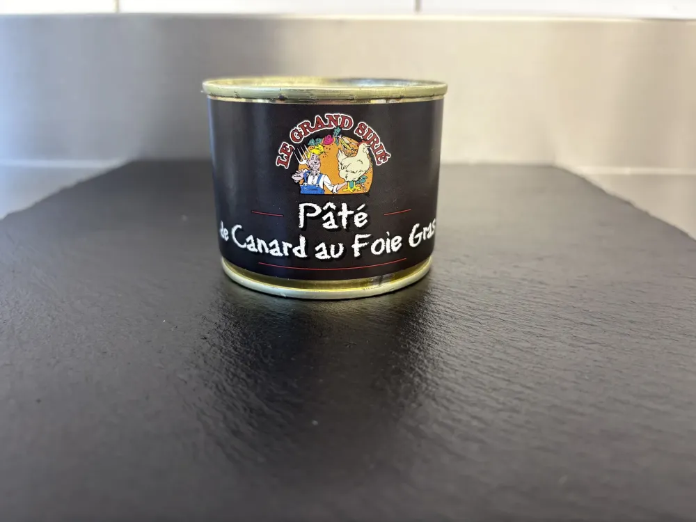 Pâté de canard au foie gras 180g